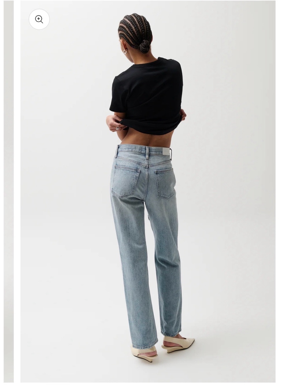 CASSIE SUPER HIGH RISE STRAIGHT JEAN - BRAMBLE - Picture 3 of 11